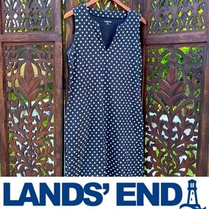*SALE* Land’s End Polka Dot Sundress with Pockets